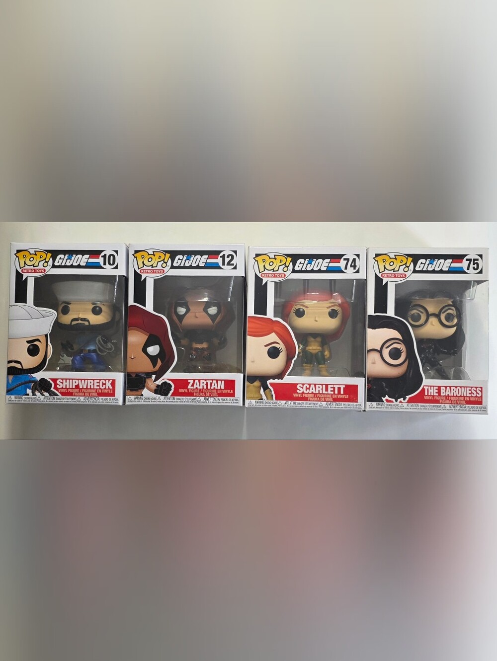 4 GIJOE POPS.